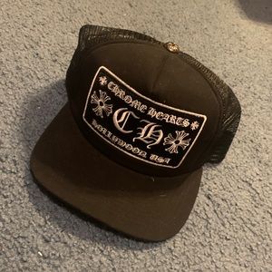 COPY - Black Chrome Hearts Hat